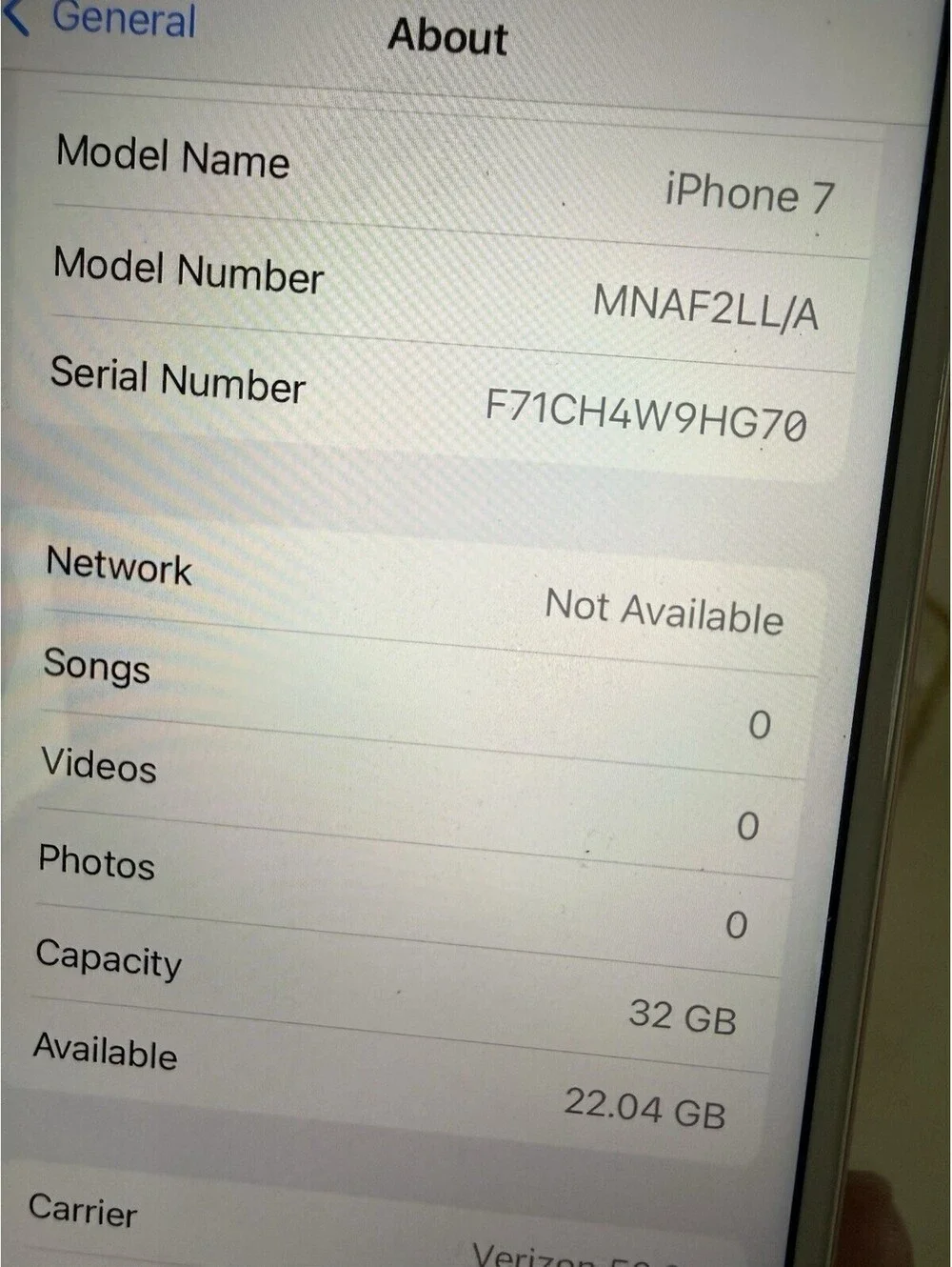 Apple iPhone 7 - 32GB - Rose Gold (Unlocked) A1660